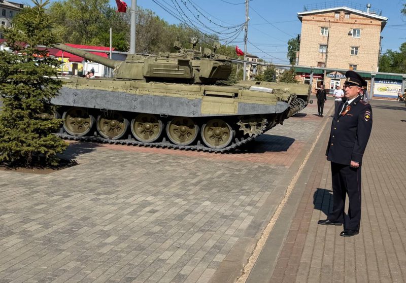 Полицейские Тоцкого района приняли участие в мероприятиях в честь Дня Великой Победы