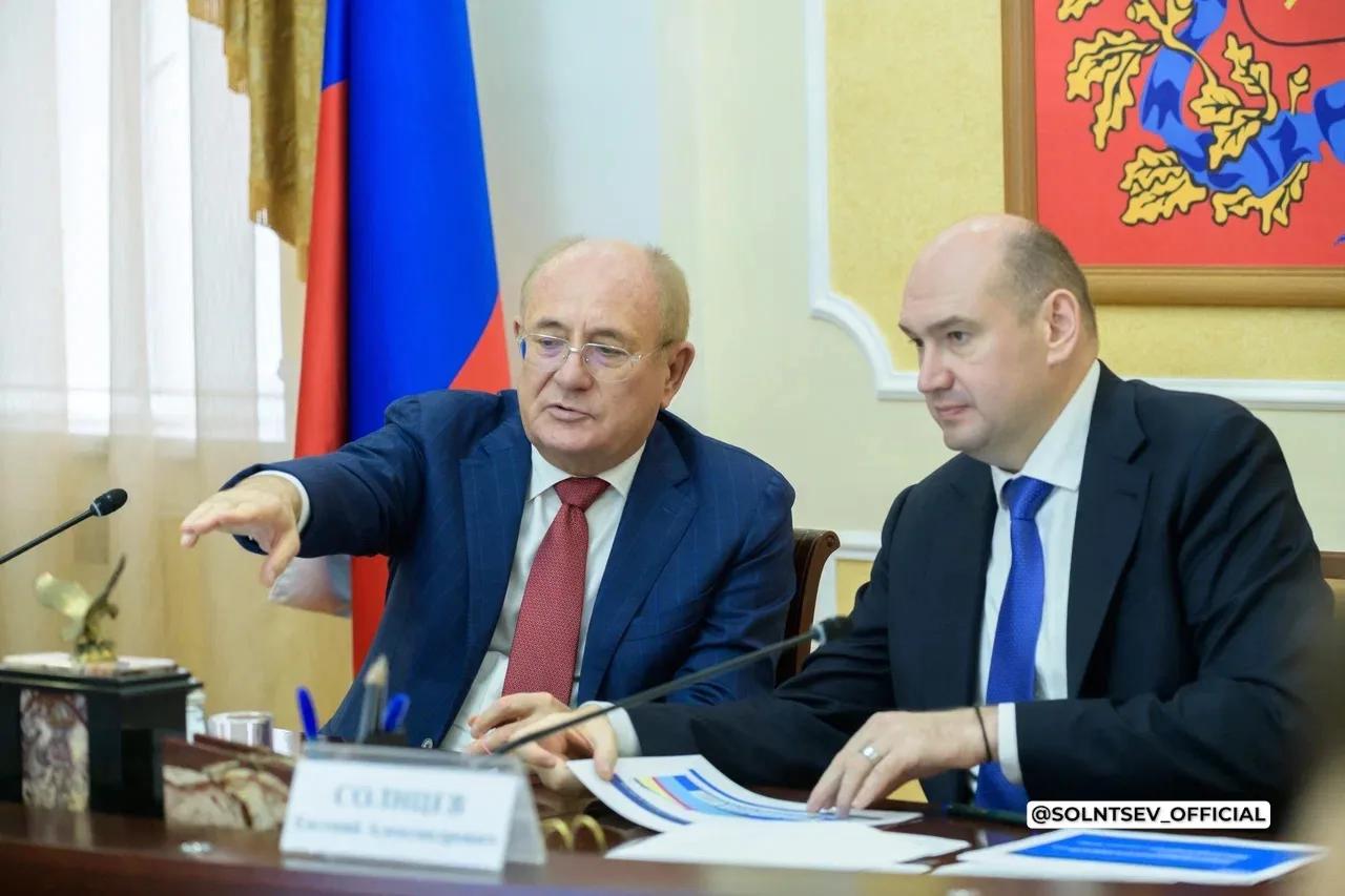 Солнцев обсудил вопросы взаимодействия с зампредседателя крупной газодобывающей компании