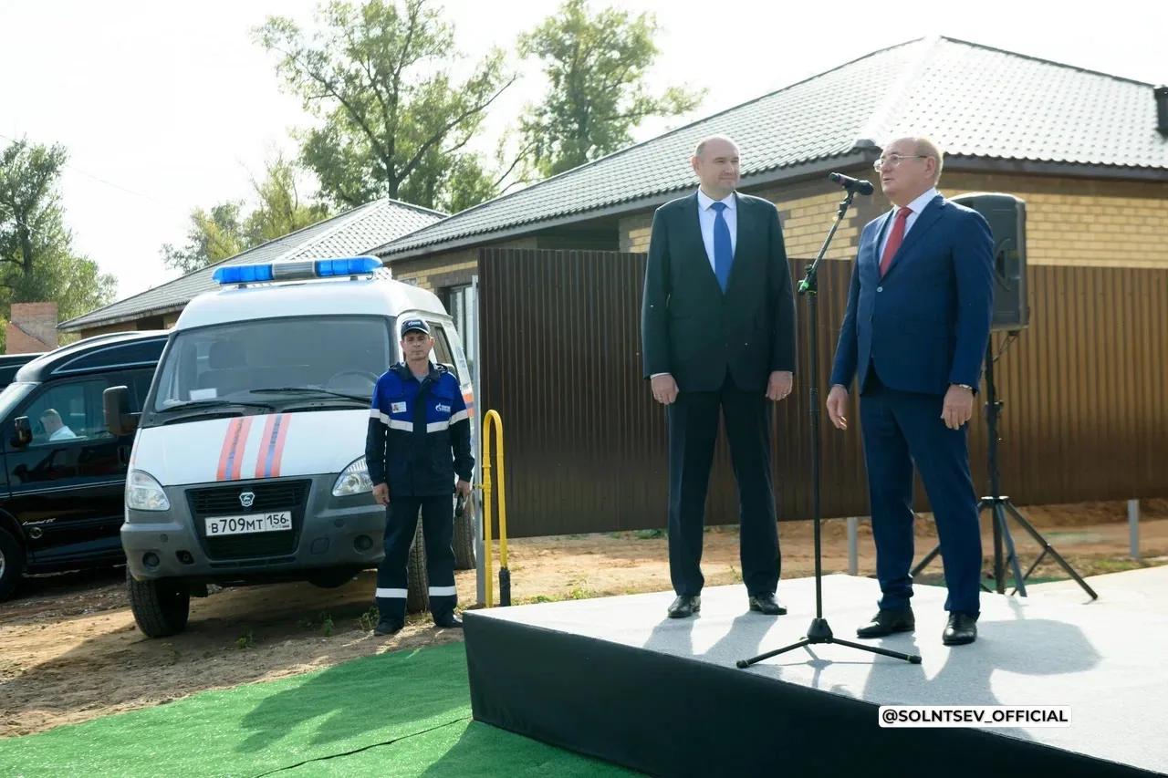 Солнцев обсудил вопросы взаимодействия с зампредседателя крупной газодобывающей компании